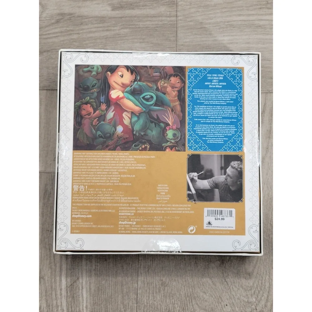 Disney Parks Signature Puzzle Lilo & Stitch 1000 Piece Jigsaw Puzzle New Sealed